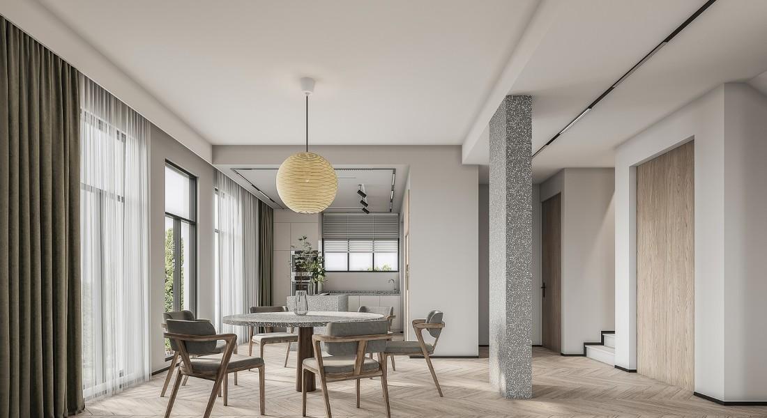 
设计新作 | 410㎡ 联排美墅 -3