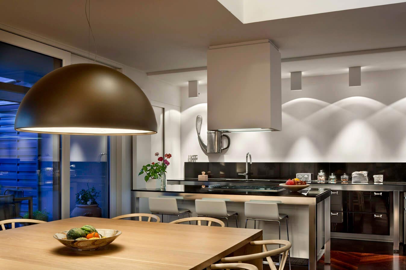 How to use the double height ceiling of a penthouse in a way that creates a sense of openness and transparency   CAANdesign  Architecture and home design blog-11