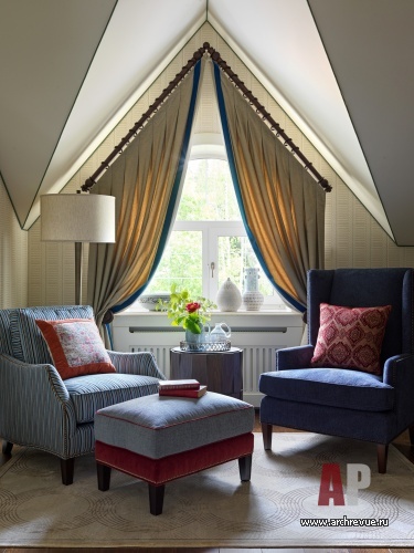 莫斯科郊外美式古典风格带阁楼乡村住宅室内设计丨俄罗斯莫斯科-61