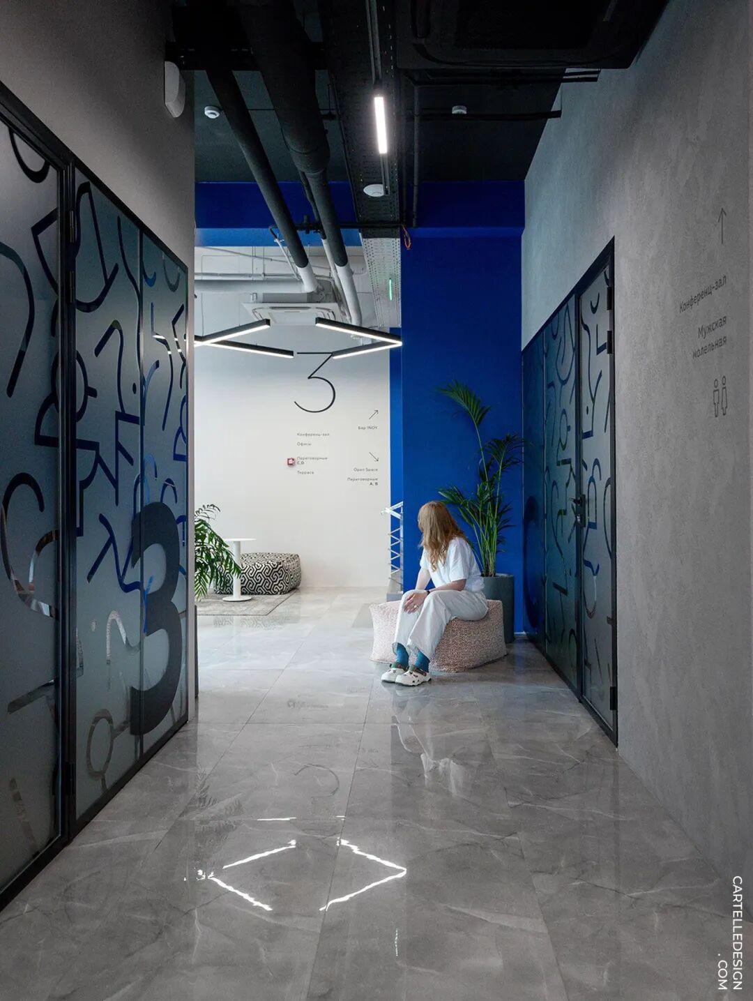 俄罗斯DELO联合办公丨Cartelle Design团队-37