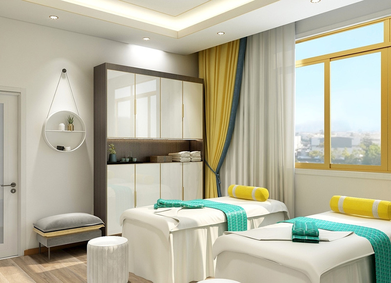 美容院室内设计案例效果图-9