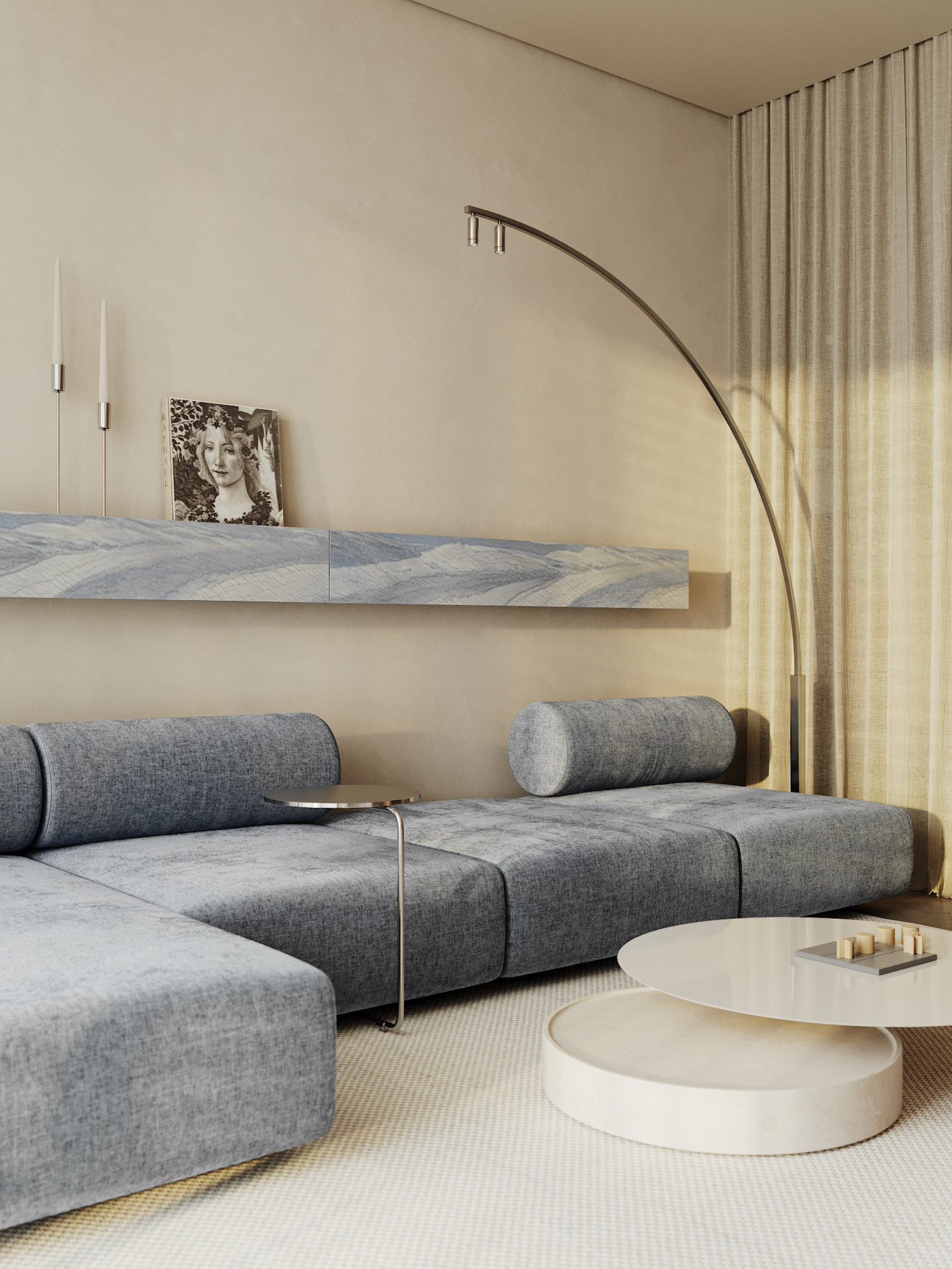 75平 极具质感的小空间设计！-1