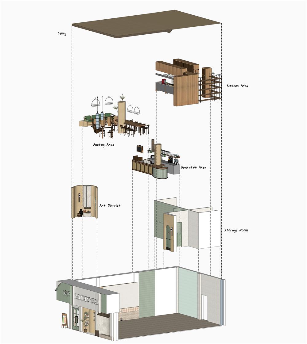 茉绿 Moliy Tea 茶饮店丨无锡欧阳跳建筑设计有限公司-46