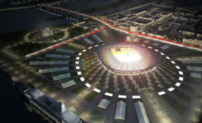 下诺夫哥罗德5万人足球场丨俄罗斯诺夫哥罗德丨“Studio 44”（设计团队成员众多）-51