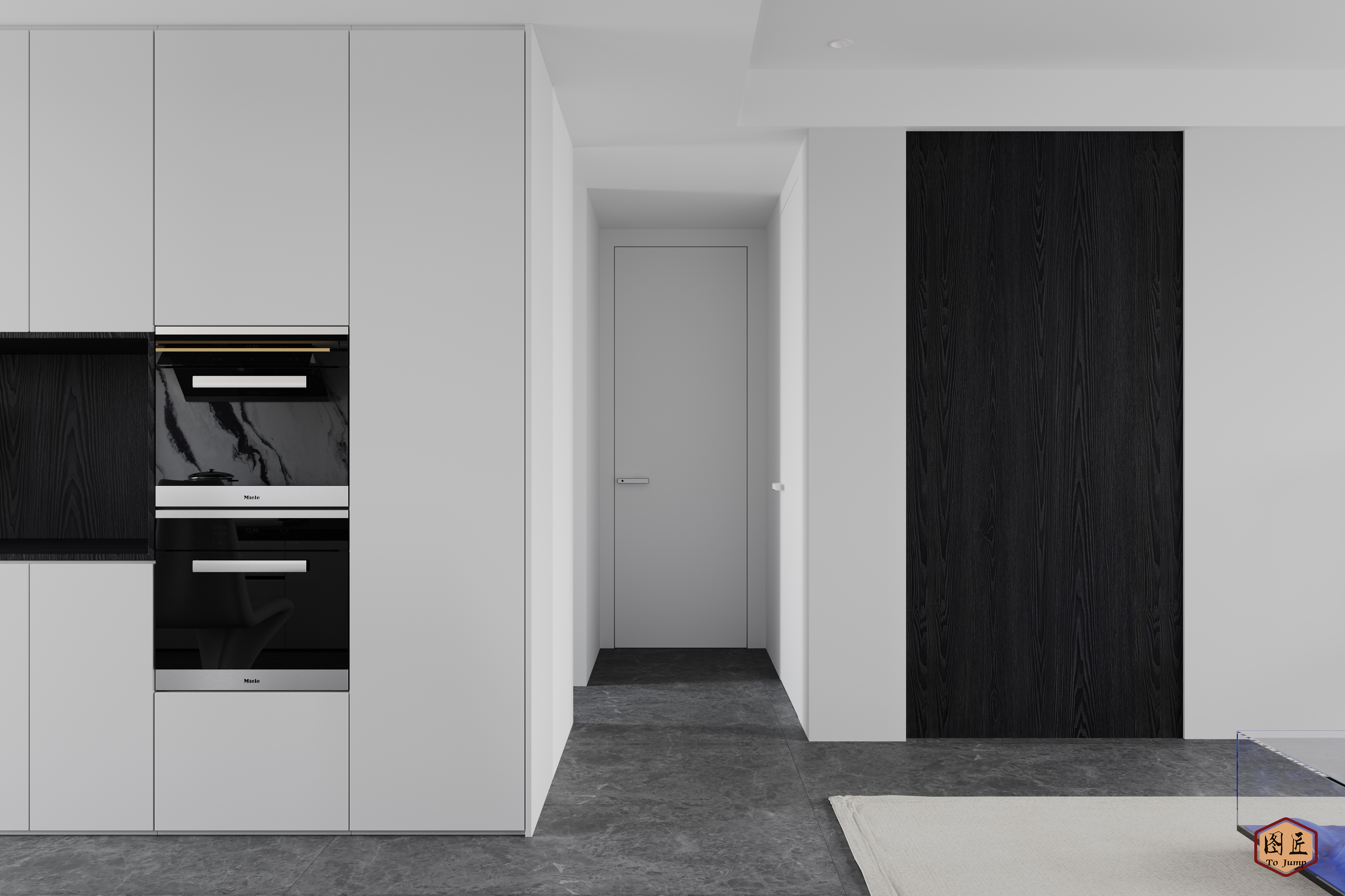 现代极简客餐厅设计-9