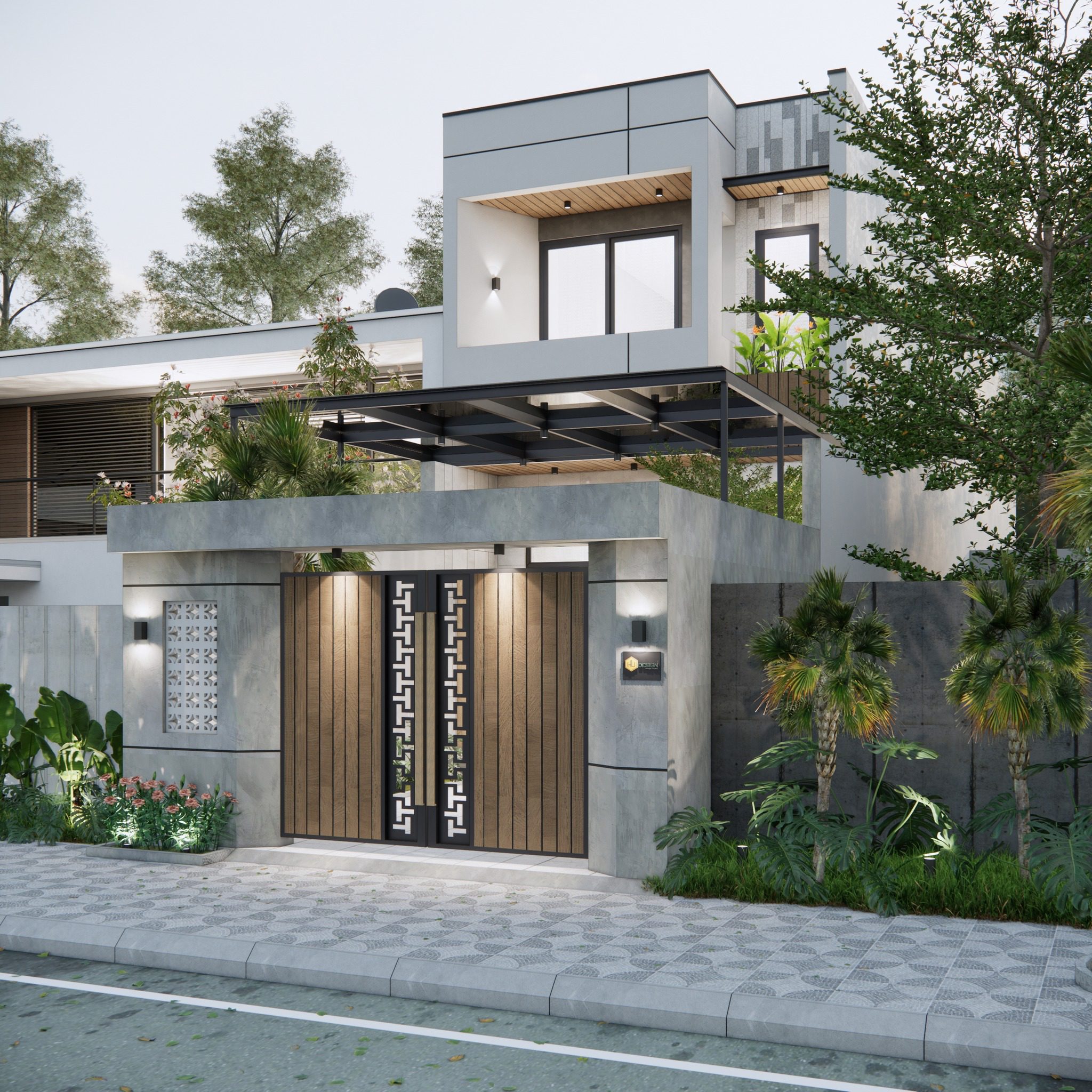 SketchUp 住宅外立面模型丨Hung Tran-2