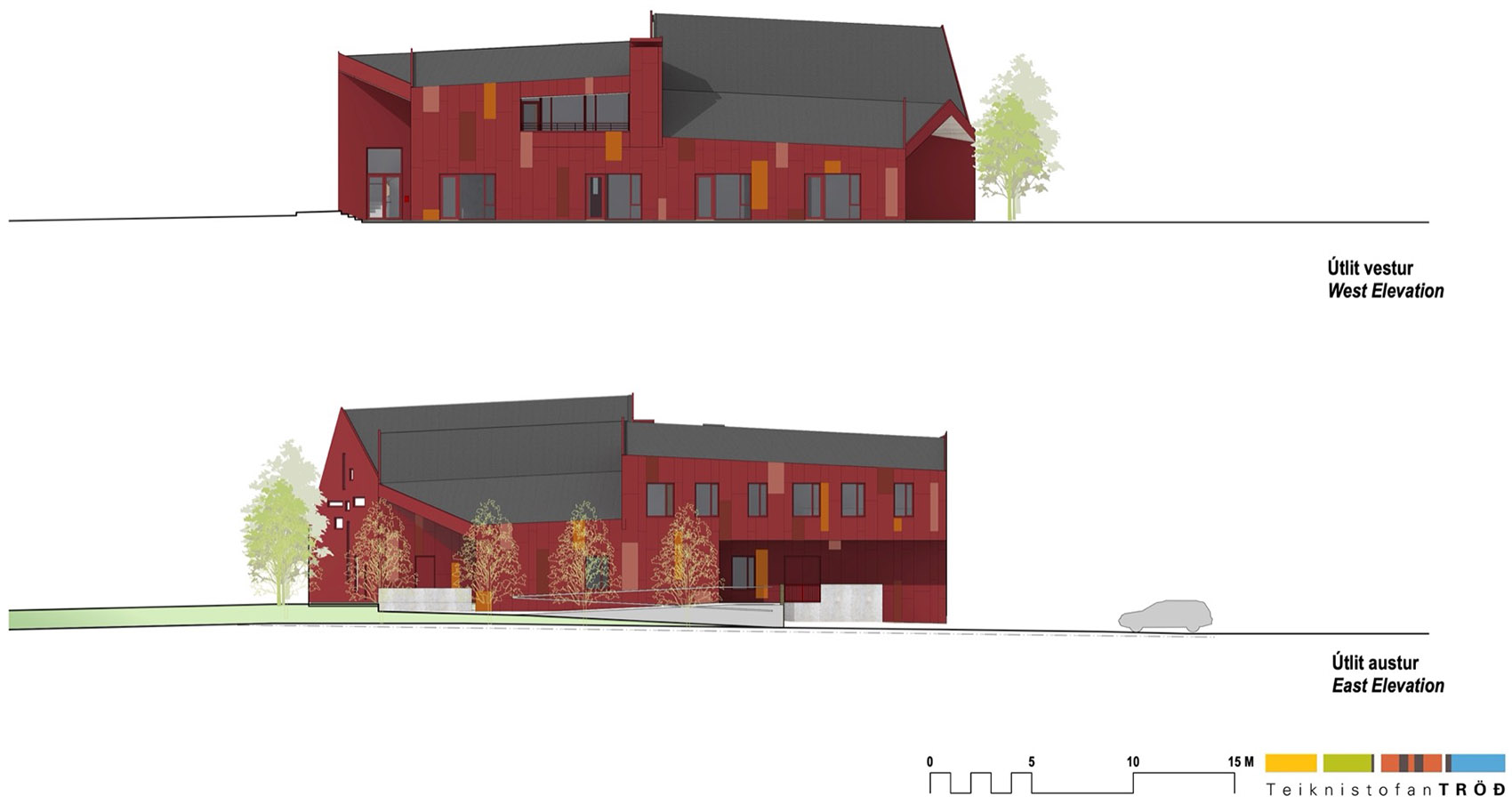 冰岛救世军总部丨Teiknistofan Tröð-90