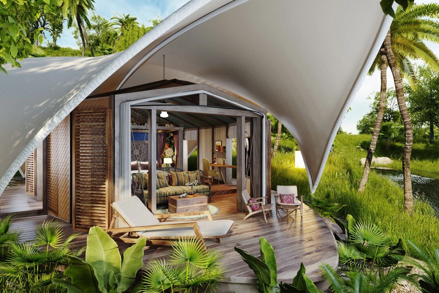 越南热带豪华可持续露营地-16