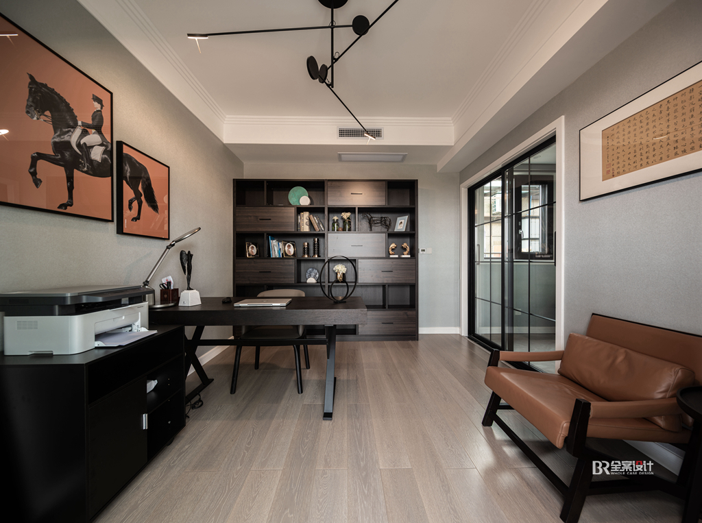 康桥融府别墅现代简约灰调空间设计丨袁云莉(首席设计师)-22