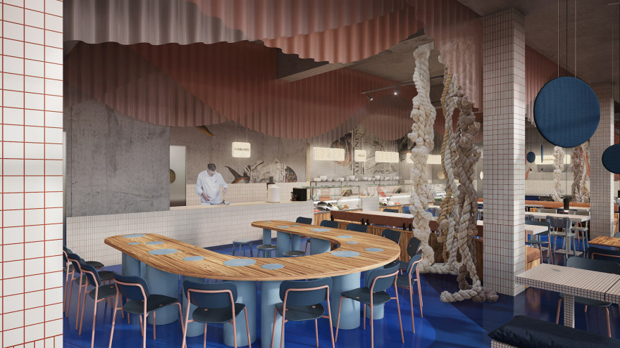 OCEANICA 海鲜餐厅丨俄罗斯马哈奇卡拉丨STUDIO SOO 等-13