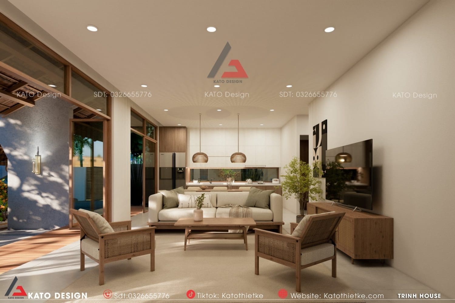 郑宅（若Trinh有特定人名对应姓氏，可能需根据实际情况确定准确音译，若仅从常见情况推测Trinh是越南人常见姓氏郑，这里暂译郑宅 ） 丨KATO Thiết Kế-5