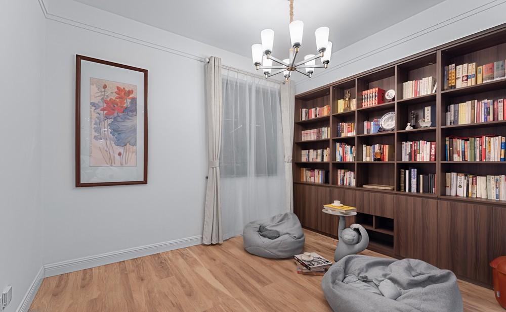北京奥北别墅区叠拼别墅 | 美式宁静舒适，中式书房浪漫灵动-20