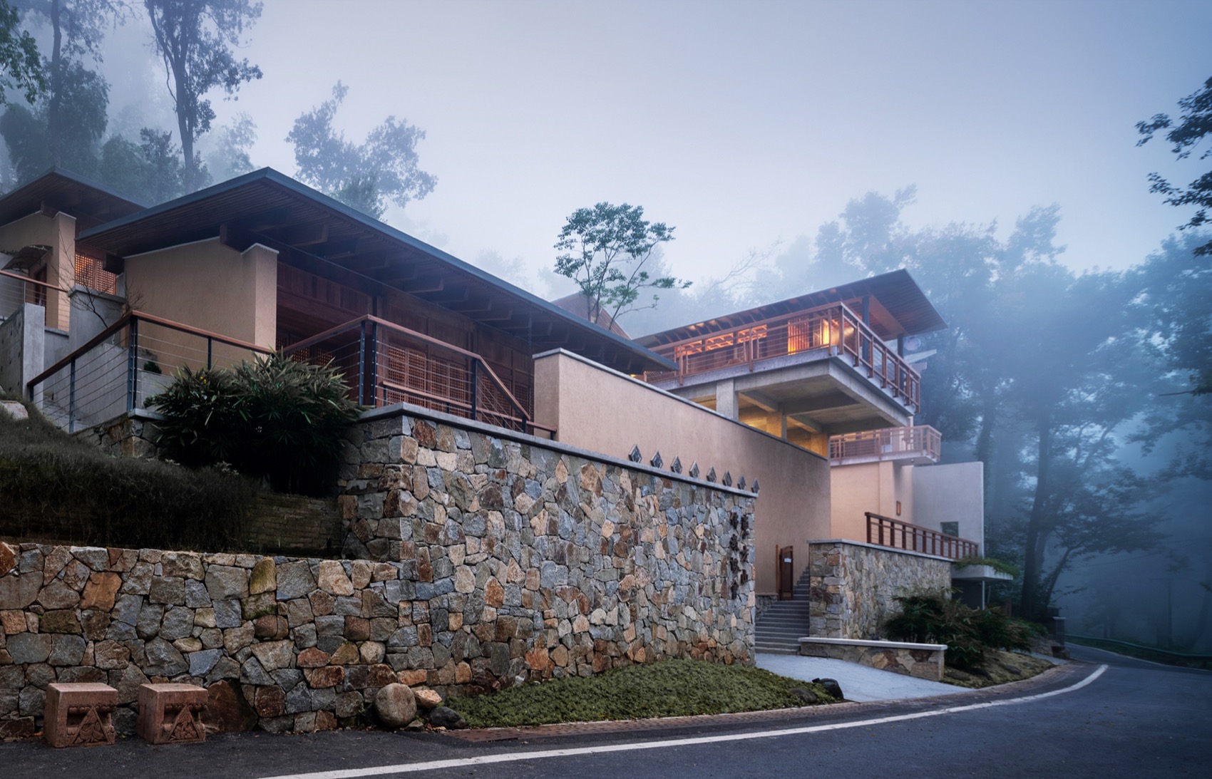 东方山佛教协会改造设计丨中国黄石丨反几建筑-29