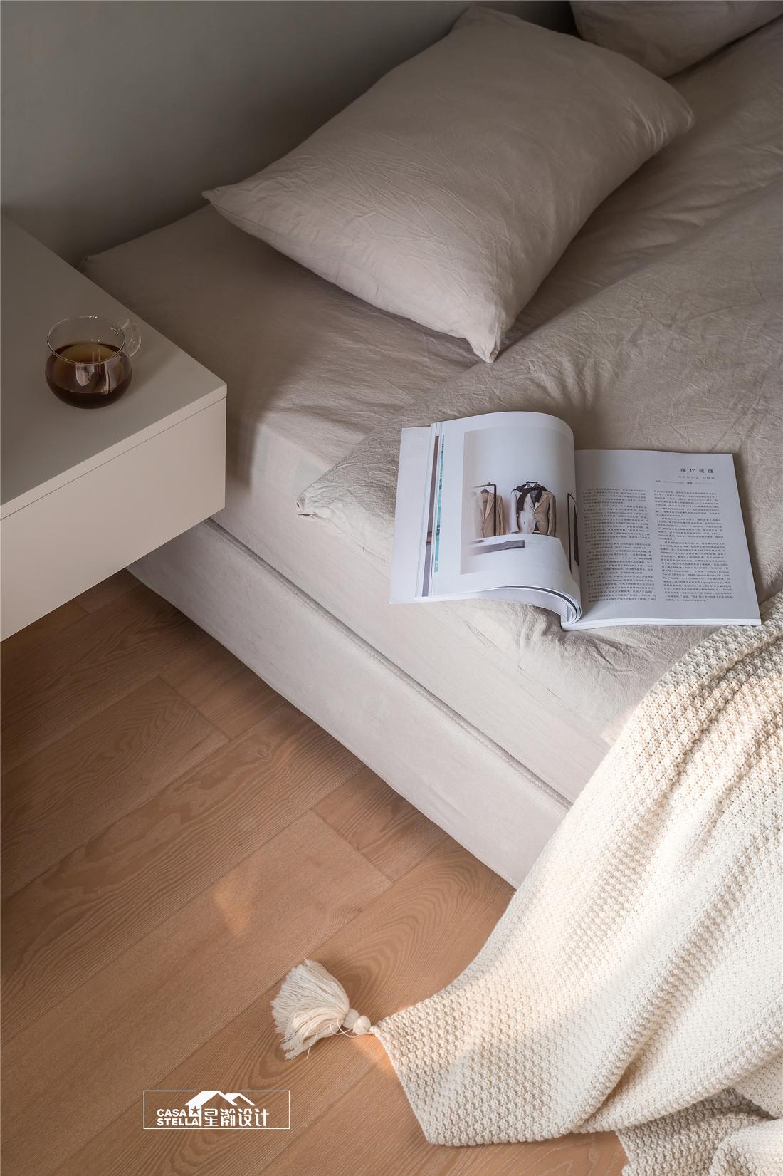 平层暖色调空间设计丨星瀚设计-28