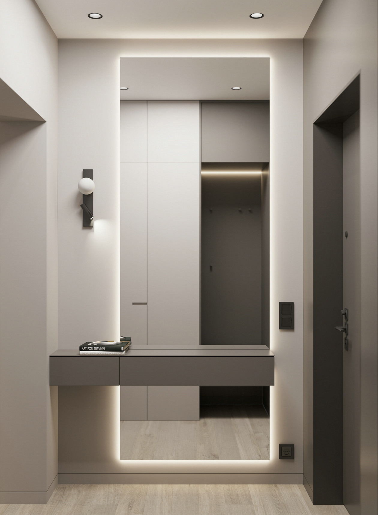 102㎡浅色系住宅设计-0