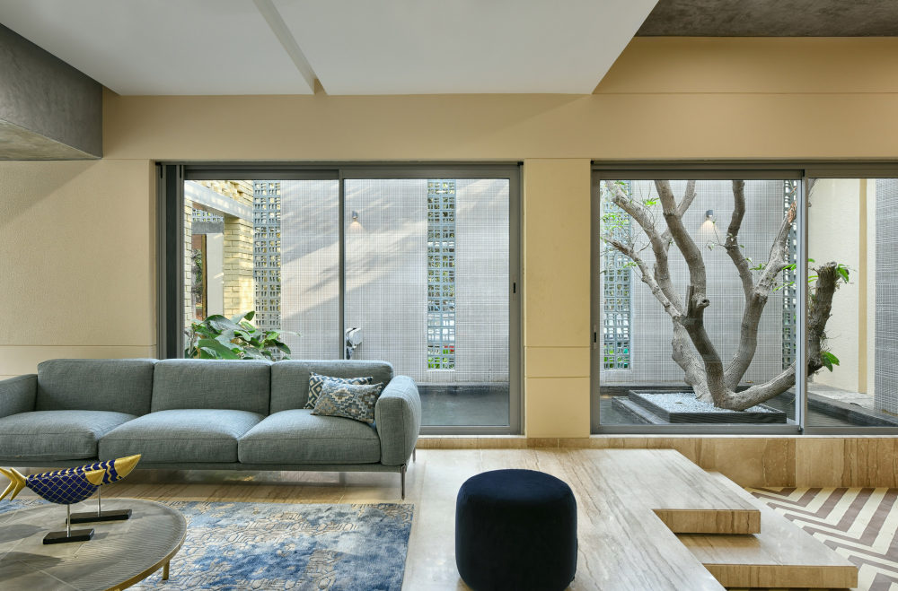 砖面具的房子 · 印度 Hyderabad 的退休住宅设计丨Baba Sashank,Vindhya Guduru-40