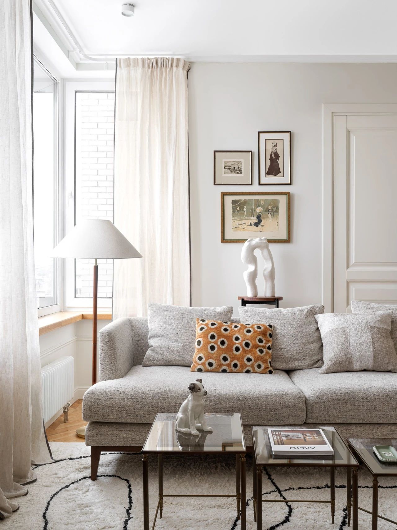 57㎡优雅空间设计丨法国丨Katya Rudner-10