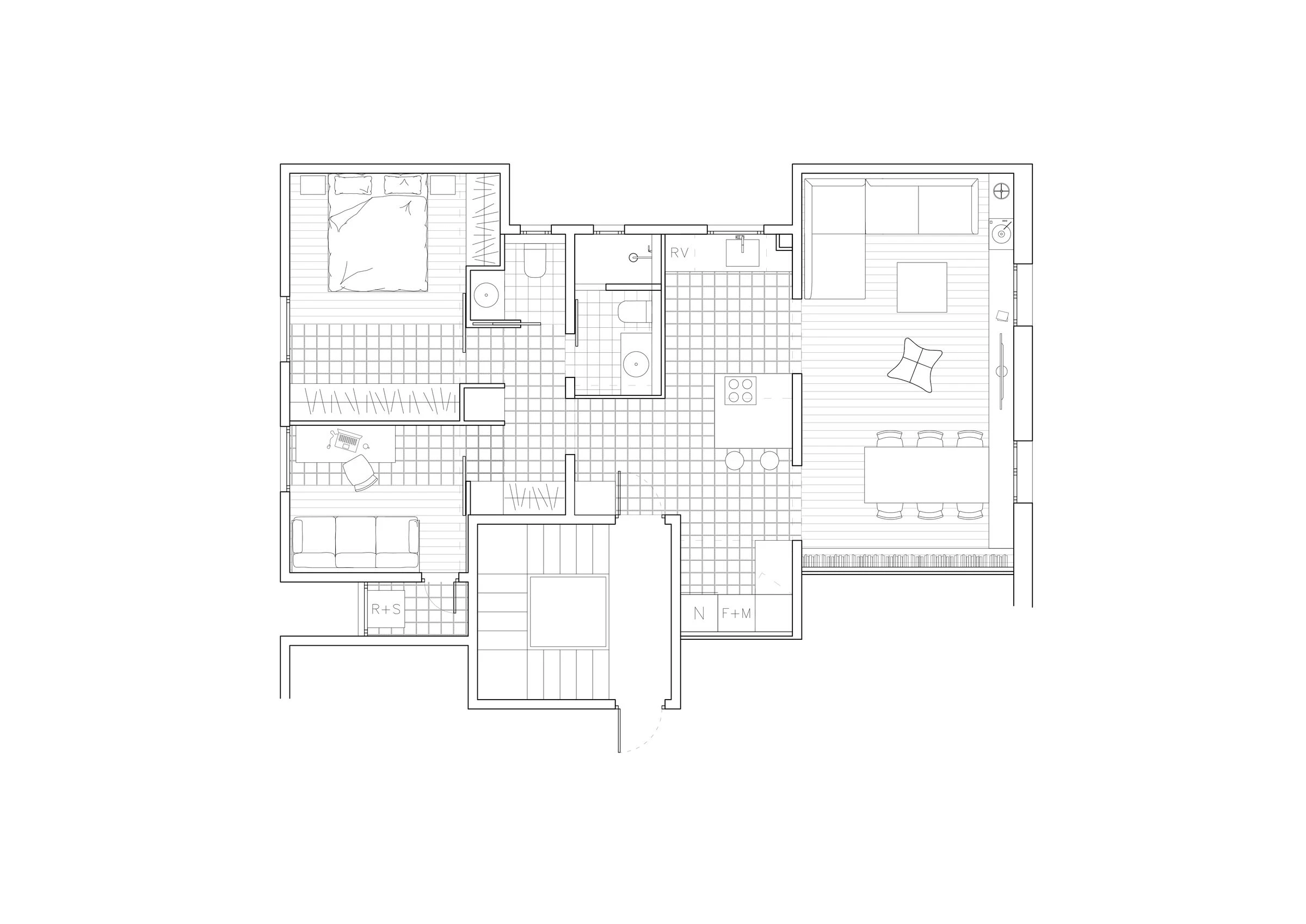 Reforma vivienda Montjuïc 公寓改造丨西班牙巴塞罗那丨estudio CO–A-19