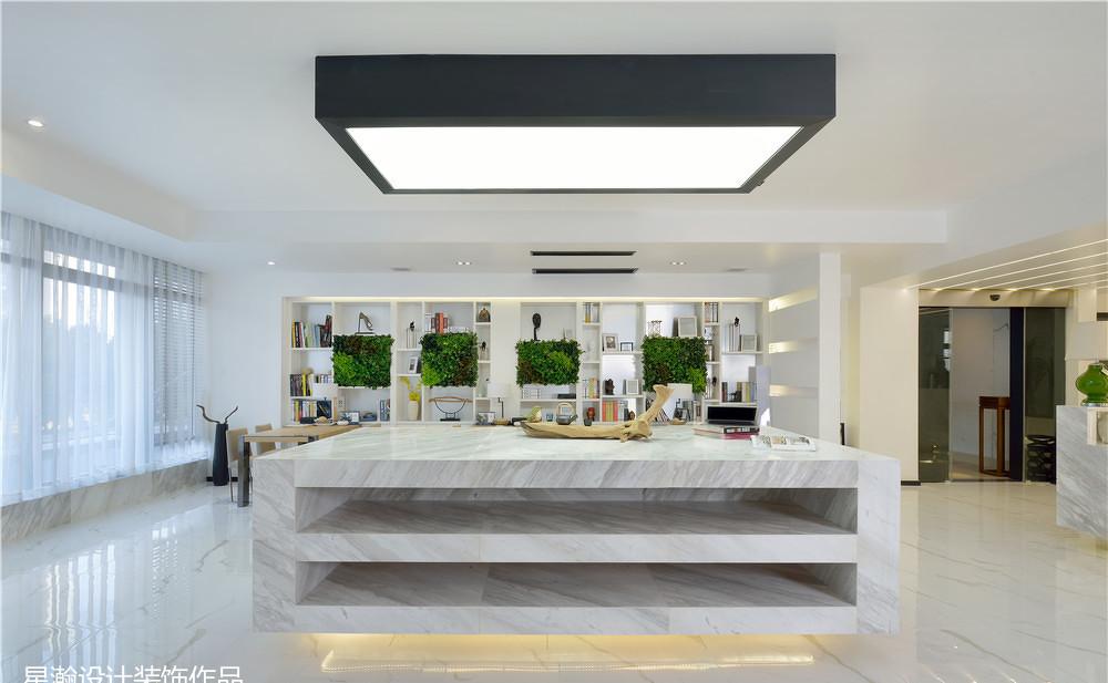 星瀚公司前台会客厅设计-16