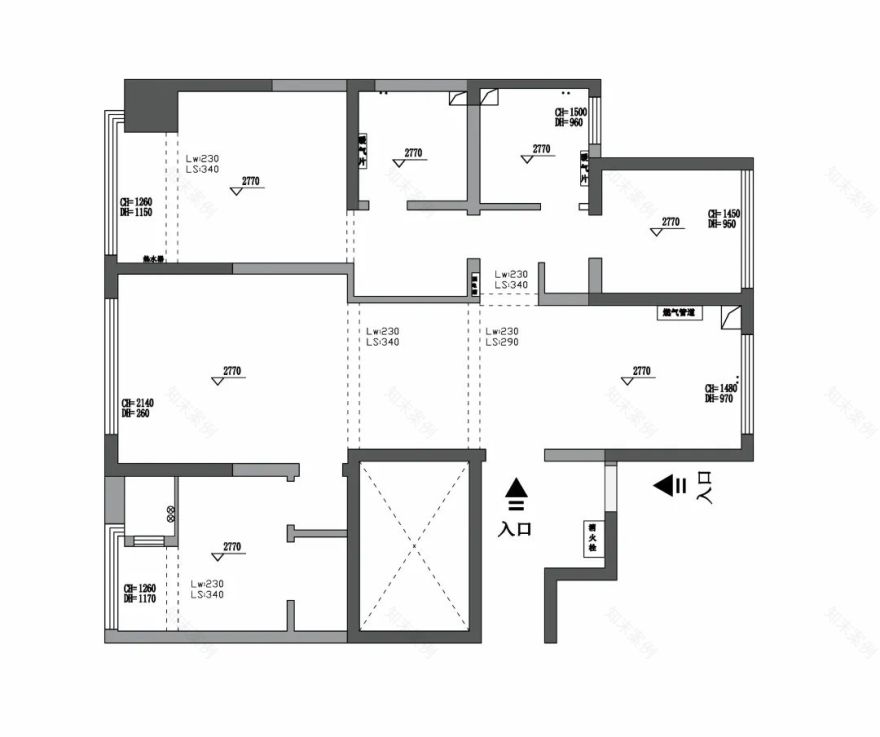 淄博绿城玉兰园 144㎡艺术之家,设计精巧重塑生活空间-14