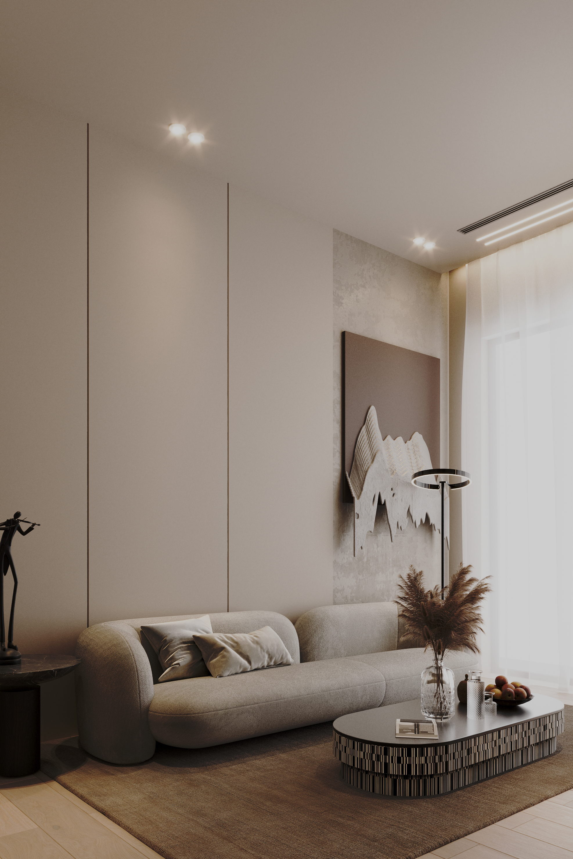 Minimal earth bedroom-1