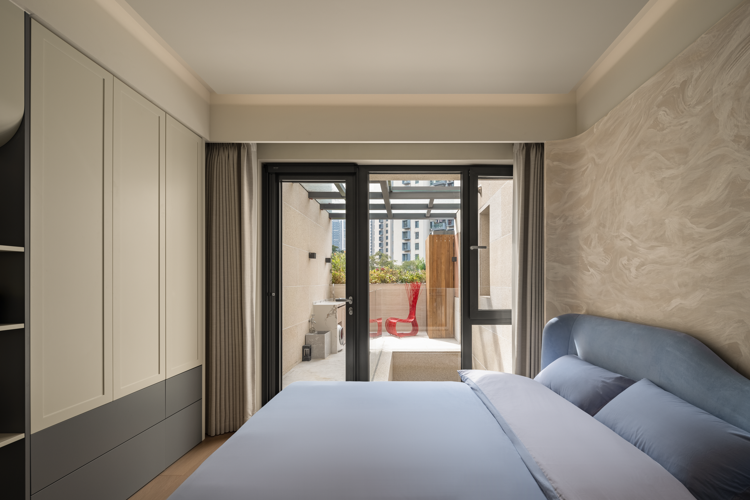 现代轻奢复式私宅丨OFD 一度经纬°设计-43