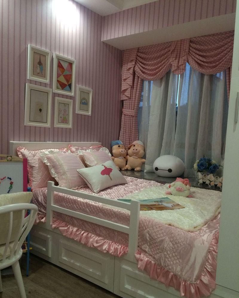 广州衡展江山时代房地产104平米法式浪漫蓝调空间设计-26