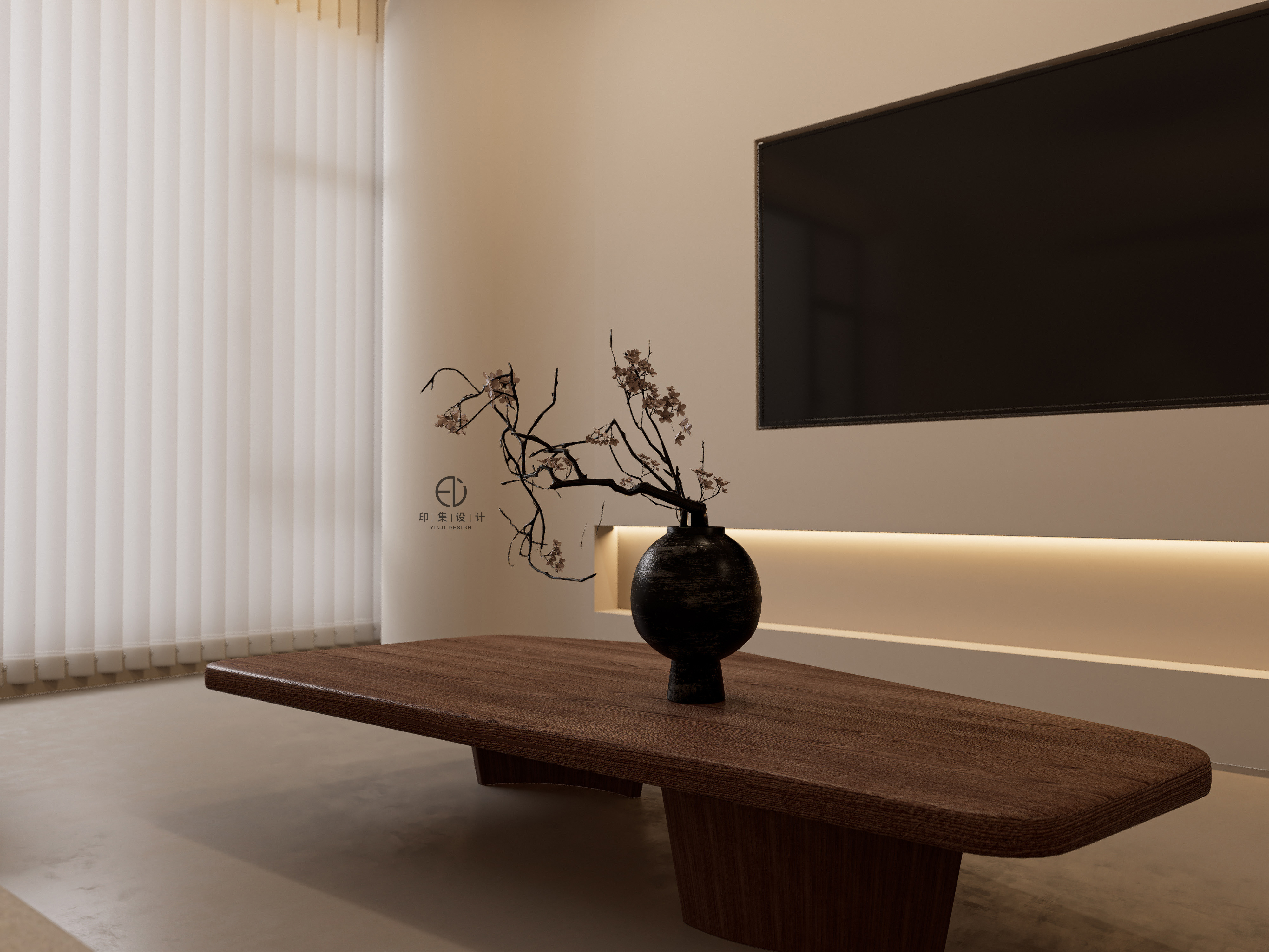 153㎡侘寂风|温和从容，岁月静好-5