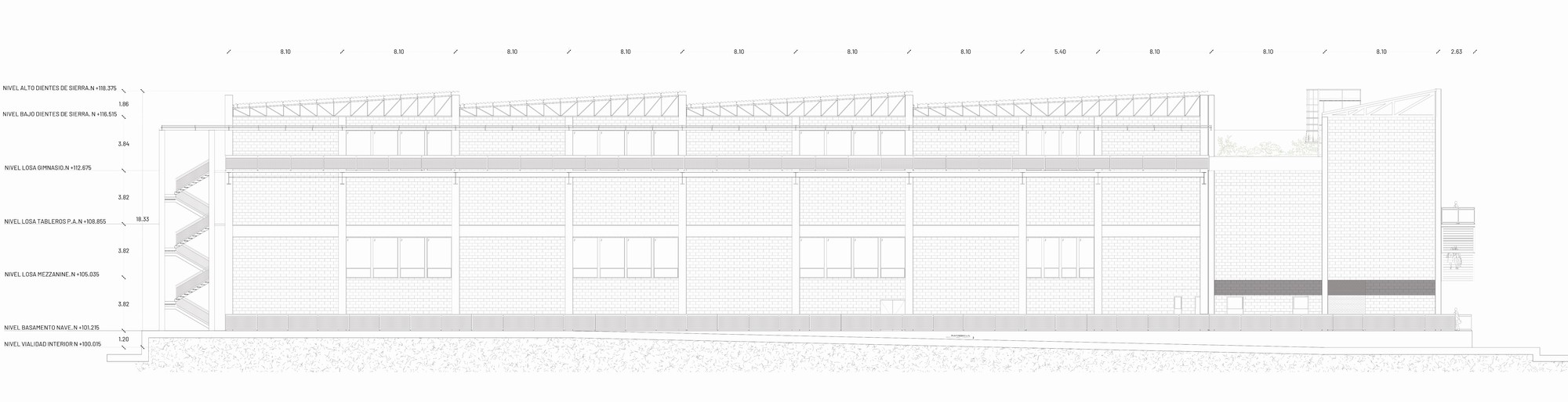 墨西哥 ABSA 总部办公建筑 | 工业风中的和谐环境-29