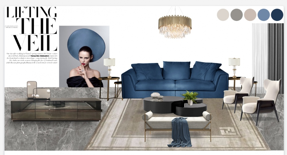 华发中城荟美式轻奢风 理性与感性的空间对话-28