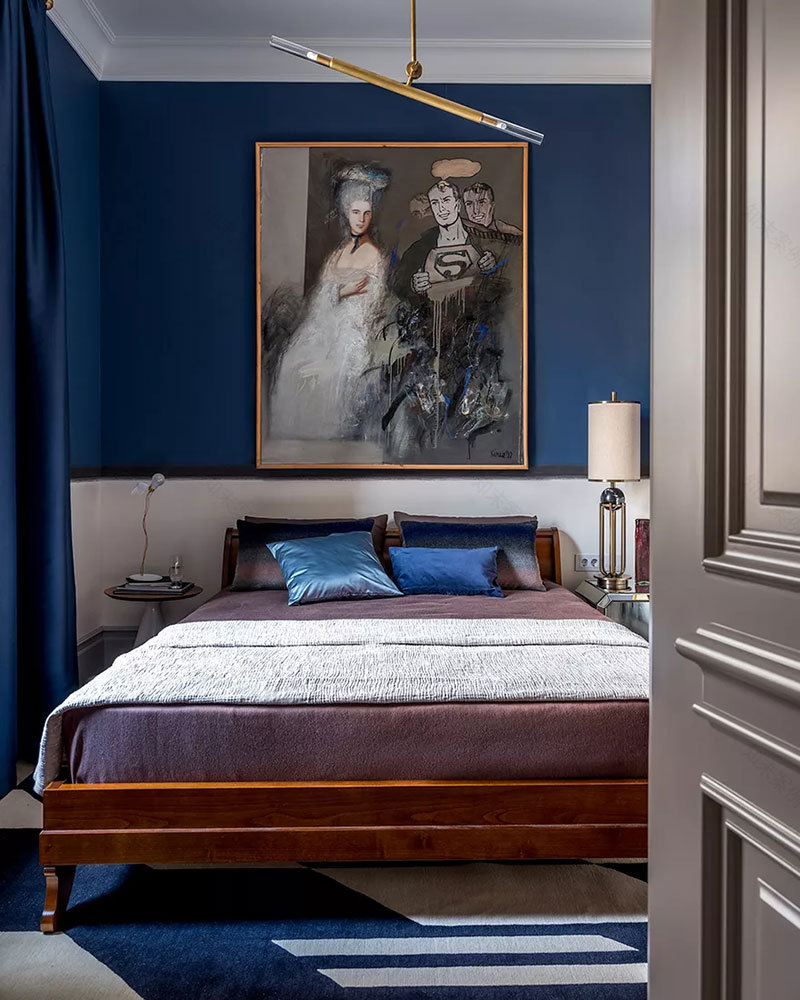 莫斯科斯大林风格高层公寓的重生 | 艺术与空间的完美结合-10