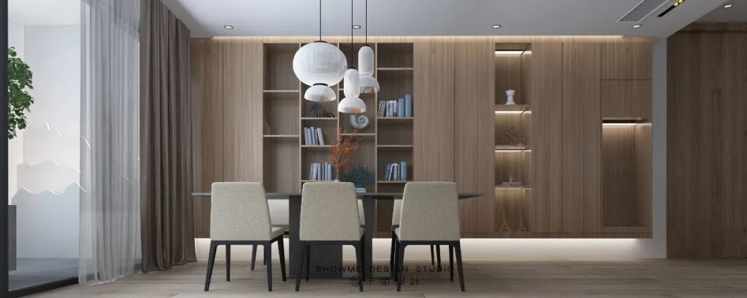 自然禅意,222㎡隆昌西城郡空间设计-13