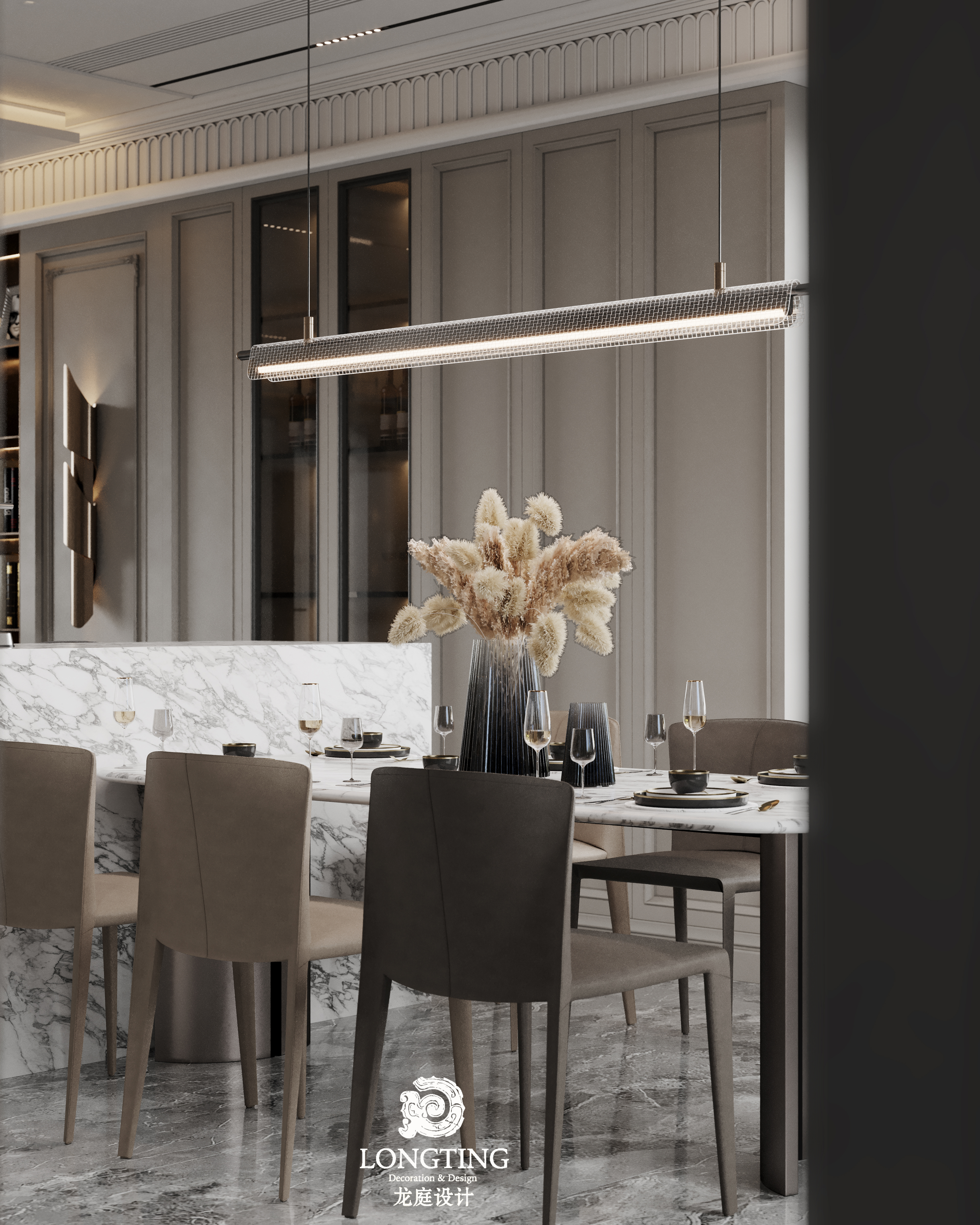 深色系法式空间-6