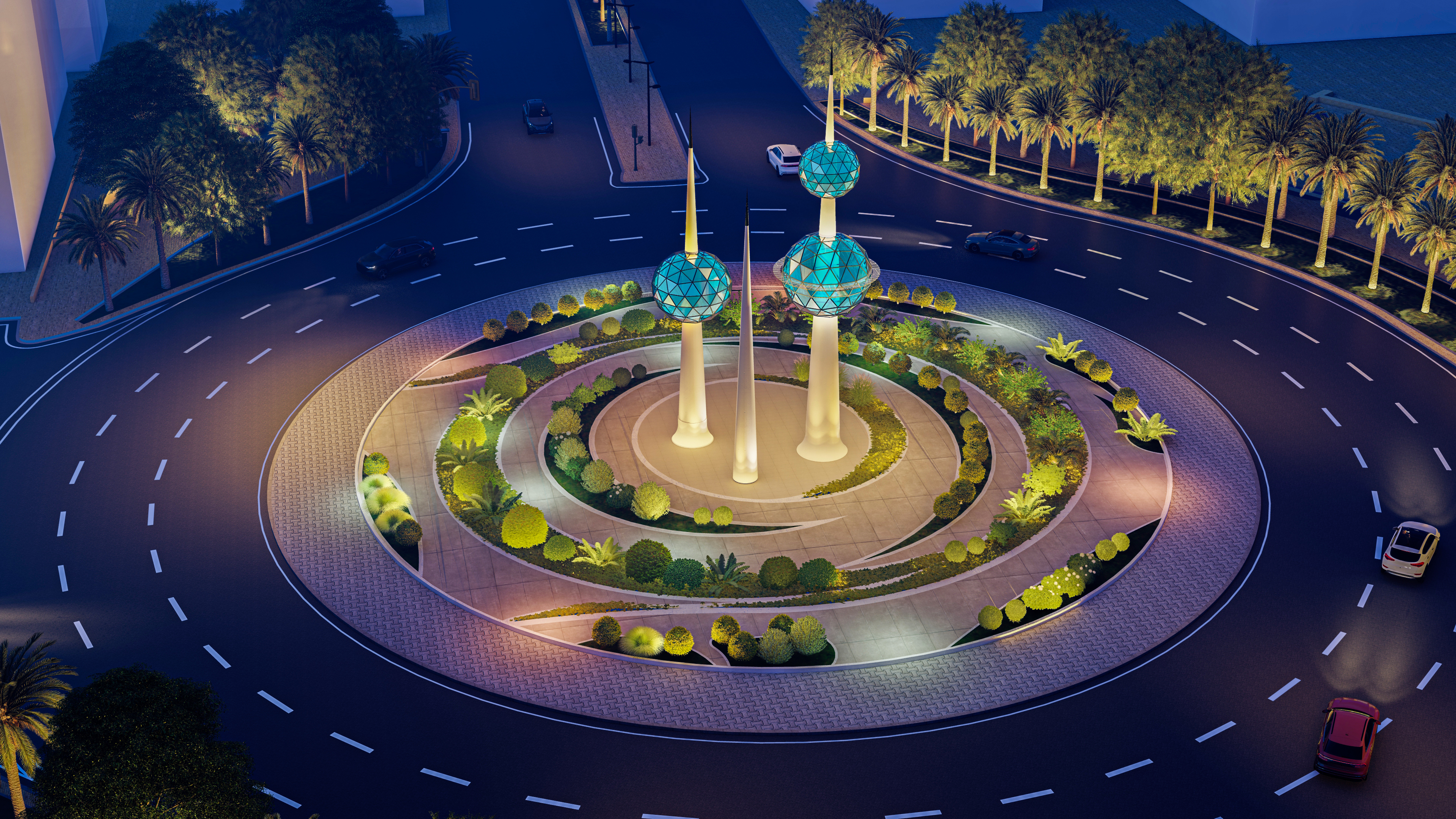 Kuwait Roundabout, Riyadh, KSA-5