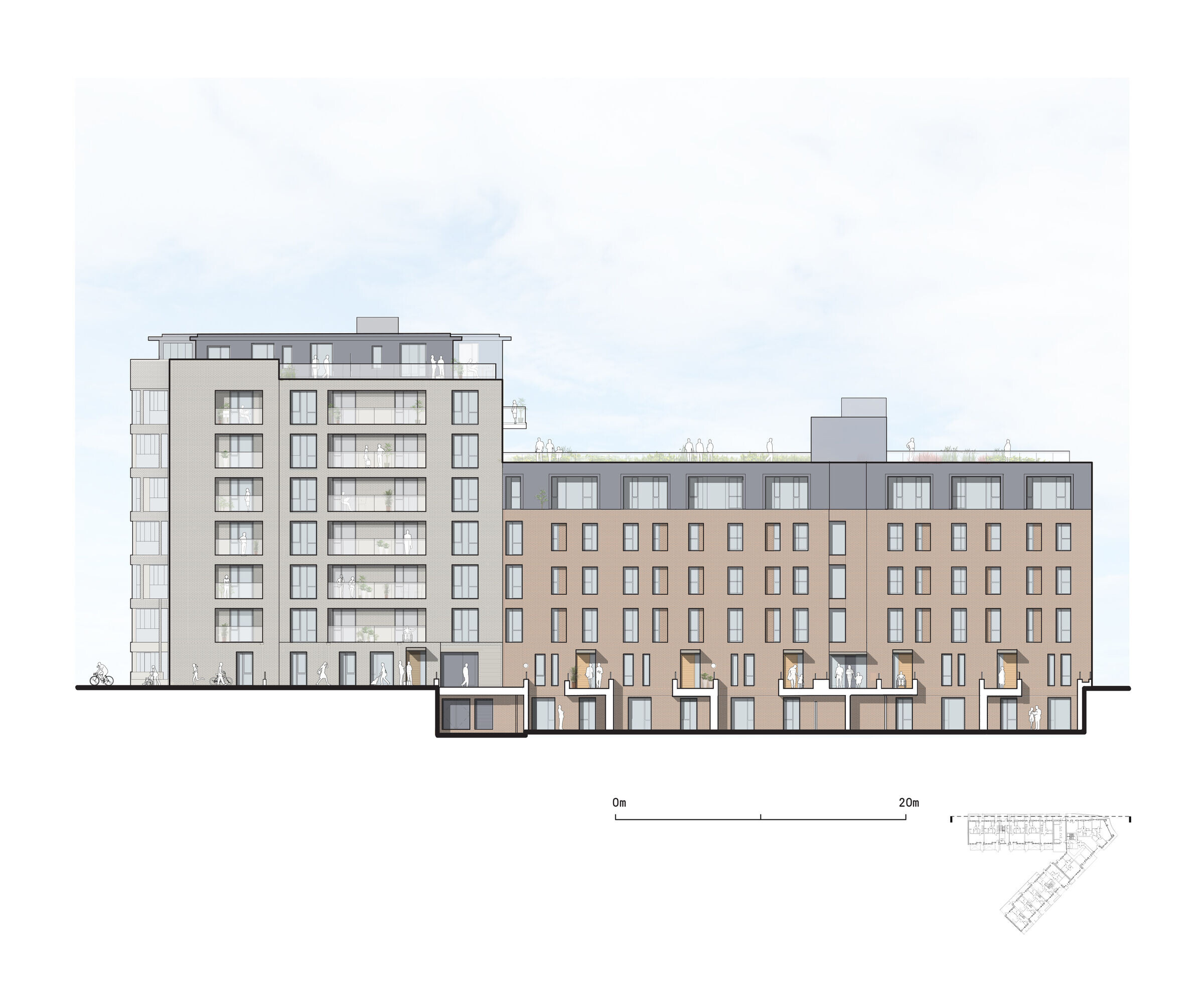 St Leonard’s Court · 混合型社区丨英国伦敦丨Child Graddon Lewis-38