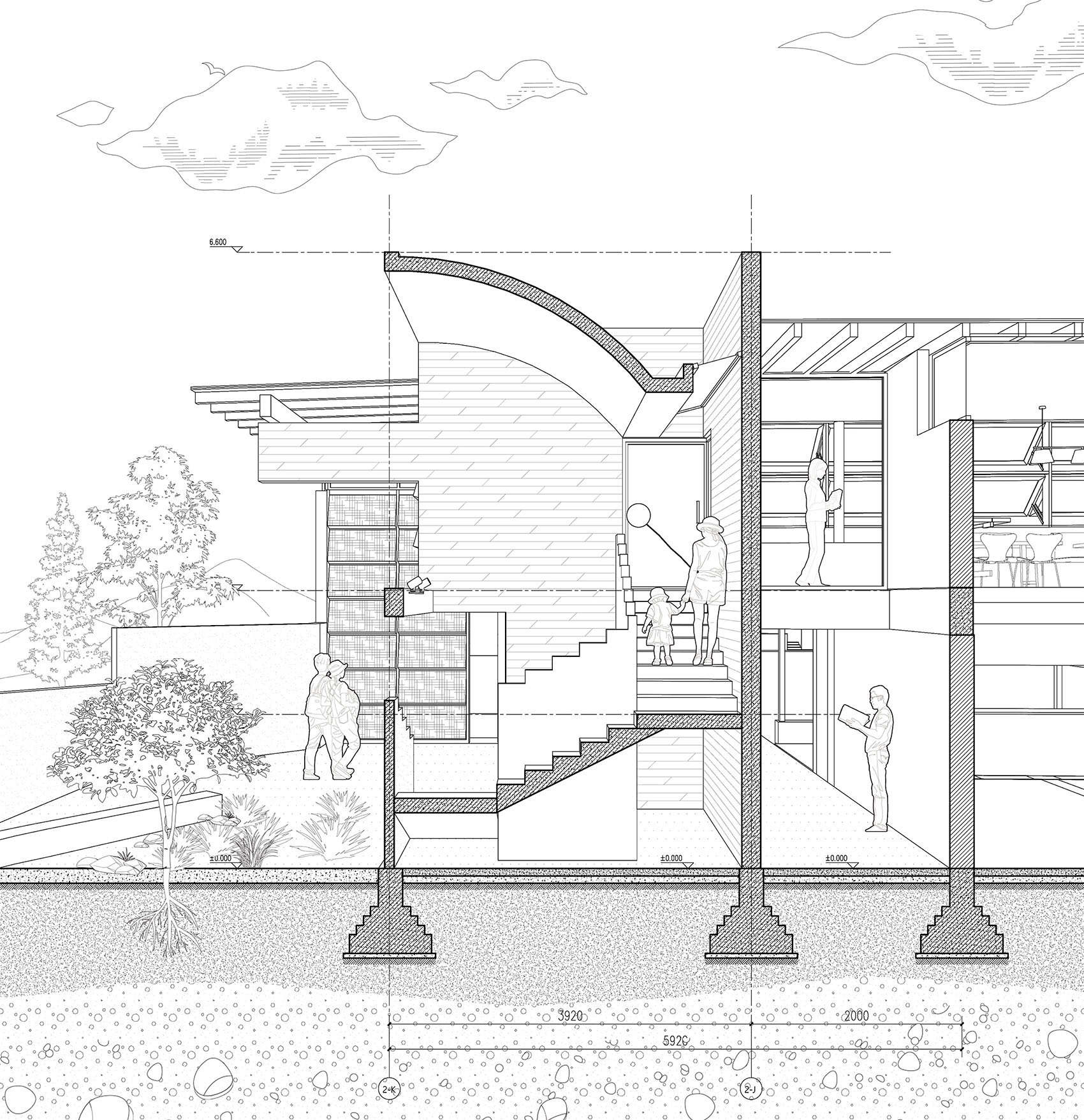 在遗址中的建造 · 联合村社区中心丨中国攀枝花丨合造社建筑设计事务所-100