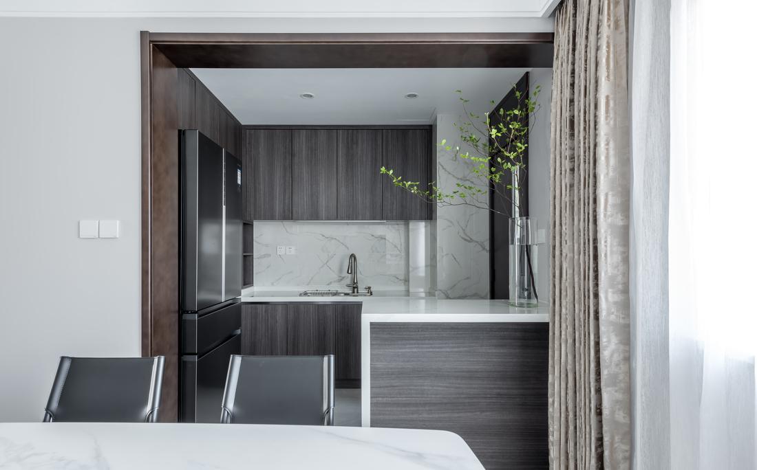 平层住宅的清澈静谧空间设计丨格物设计-18