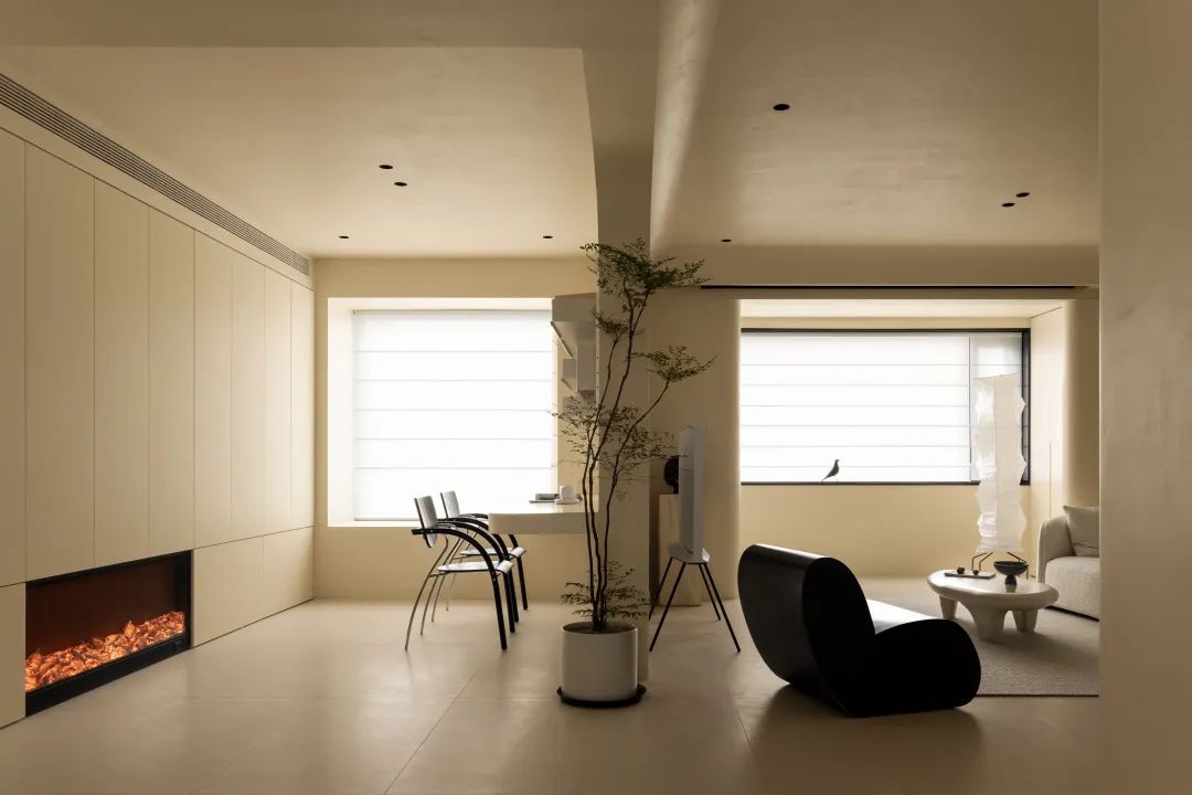 质感奶油风，删繁就简舒适生活 | 行一设计-45