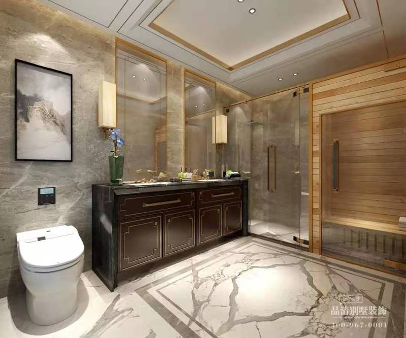 常州1200㎡独栋别墅新中式风格设计 | 融入自然，简约而不失典雅-27