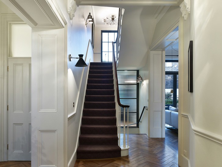 伦敦时尚联排别墅，传统与现代的完美融合-6