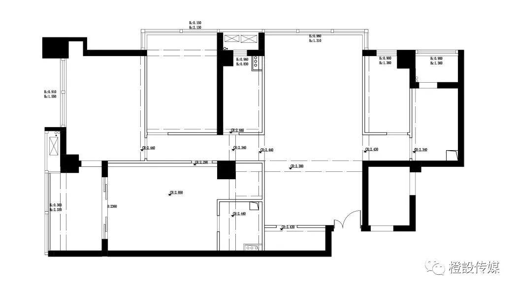 浙江温州宏泰大厦黑白默片设计,演绎纯粹空间哲学-18