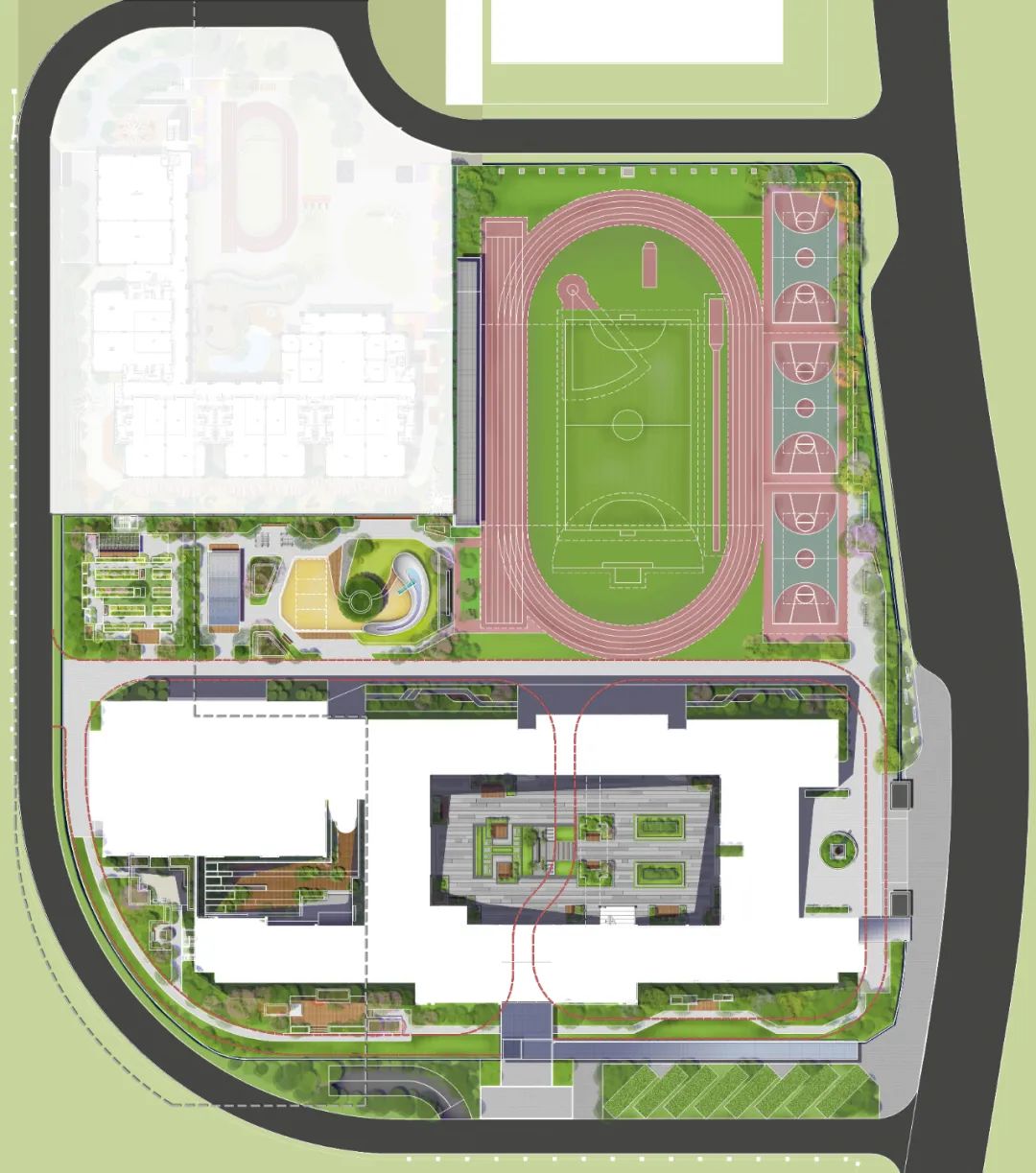 珠海容闳学校 | 生态文化书院的绿色教育空间-12