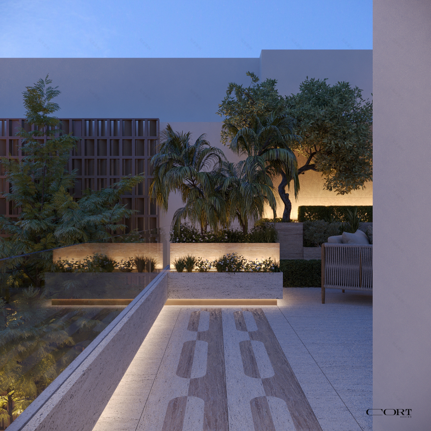 私人别墅景观设计丨沙特阿拉伯利雅得丨CORT Design-29