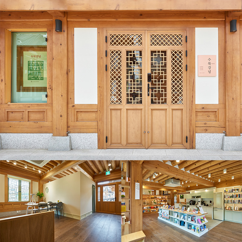 35 平韩式传统房屋北欧风咖啡厅设计-1