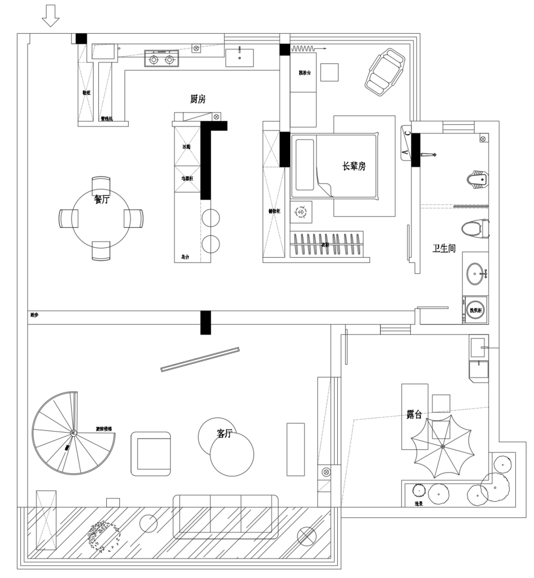 山境空间新案 | 爱与独立：一个复式家里的两代温柔-173