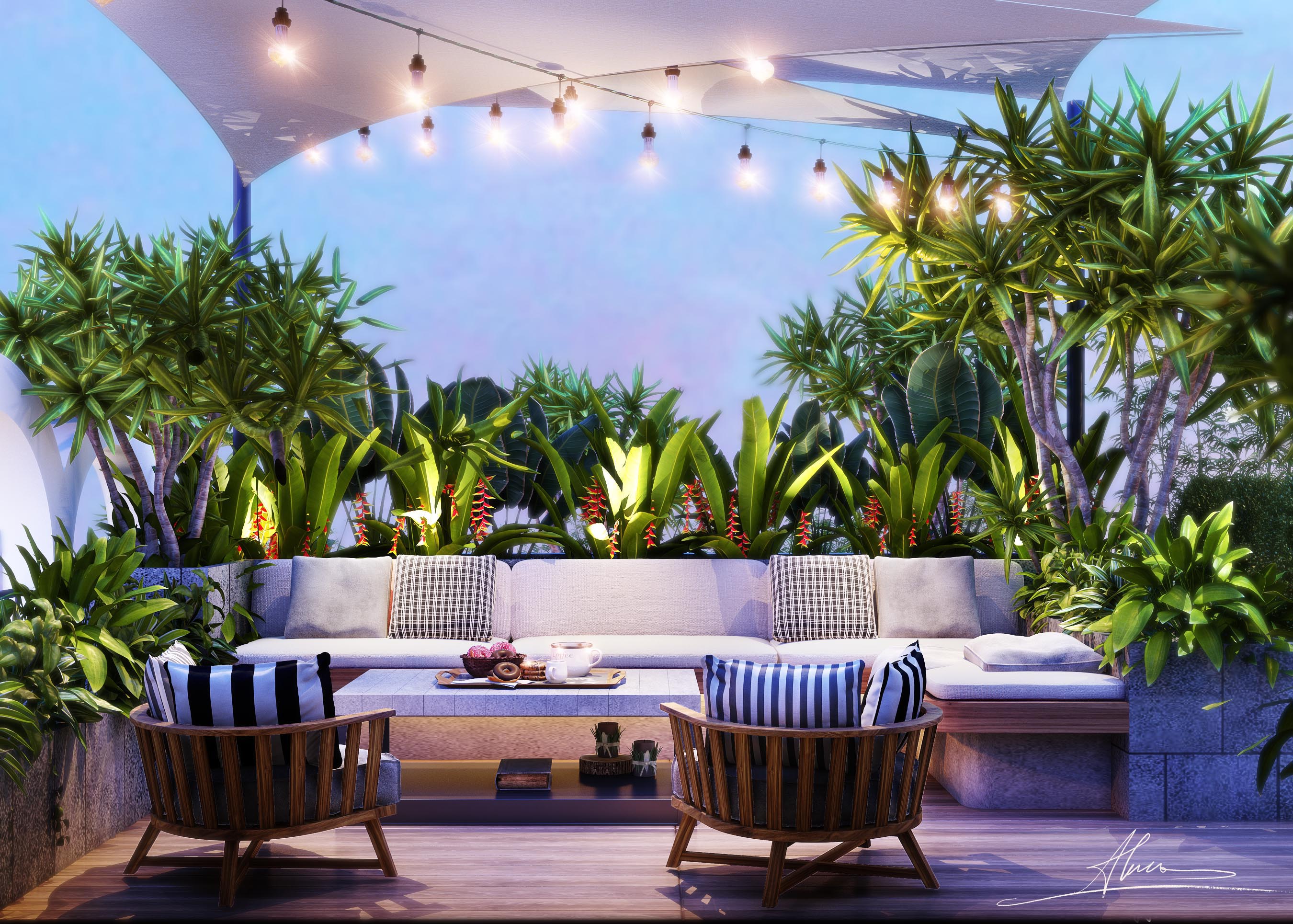 屋顶花园丨越南丨Hungnguyen-12