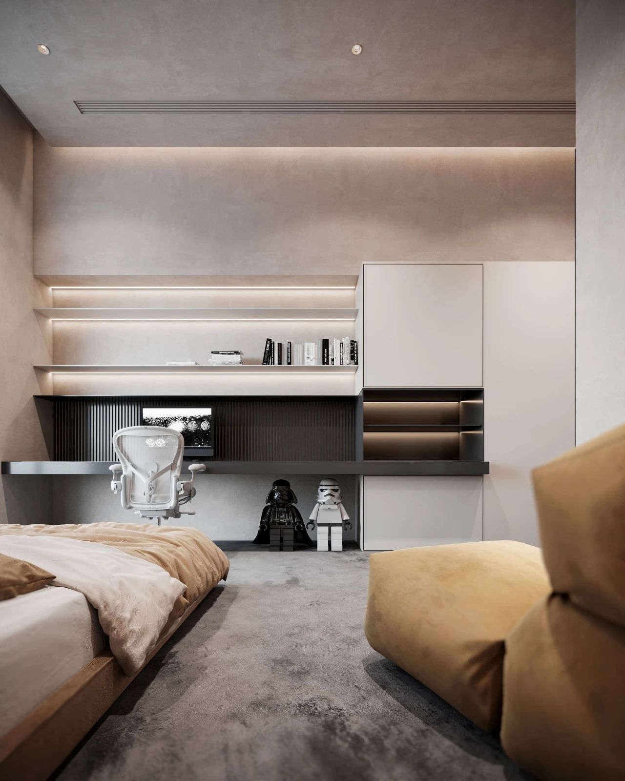 504㎡三层极简别墅设计丨LeQB Architects-92