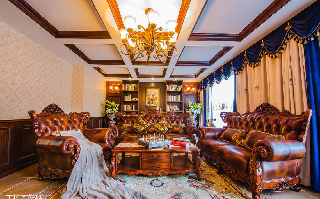 巨华紫光园美式风格样板间-2