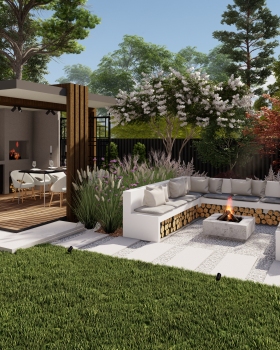 私人花园景观设计项目丨乌克兰顿涅茨克