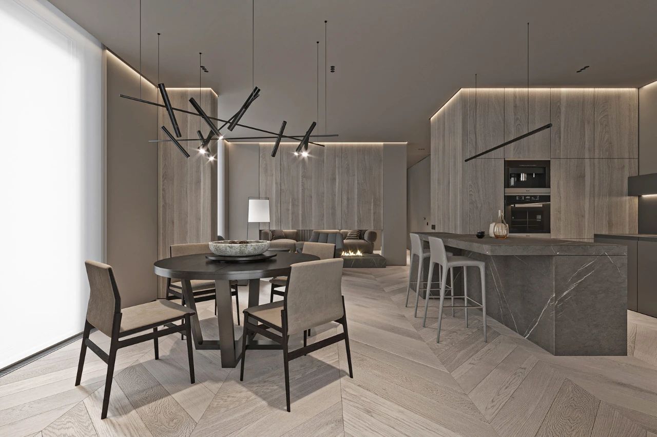 Ivan Honcharenko 打造 100㎡高级灰空间，简约而细腻-69